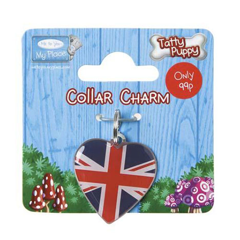 Tatty Puppy Me to You Bear Union Jack Collar Charm £0.99